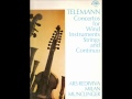 Jiří Válek - G.P.Telemann: Concerto in A Major for Flute, Violin, Violoncello, Orchestra & Continuo