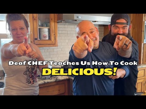 Deaf CHEF Teaches Us How To Cook