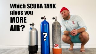 Which Scuba Tank has the MOST air in it? | High Pressure VS Low Pressure cylinders explained 🤿