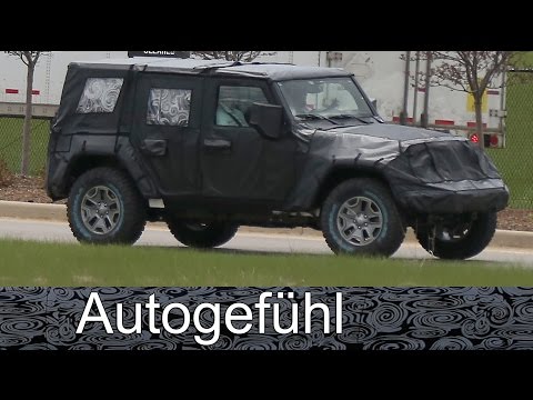 2018 Jeep Wrangler info spy shots camo car Erlkönig all-new neu