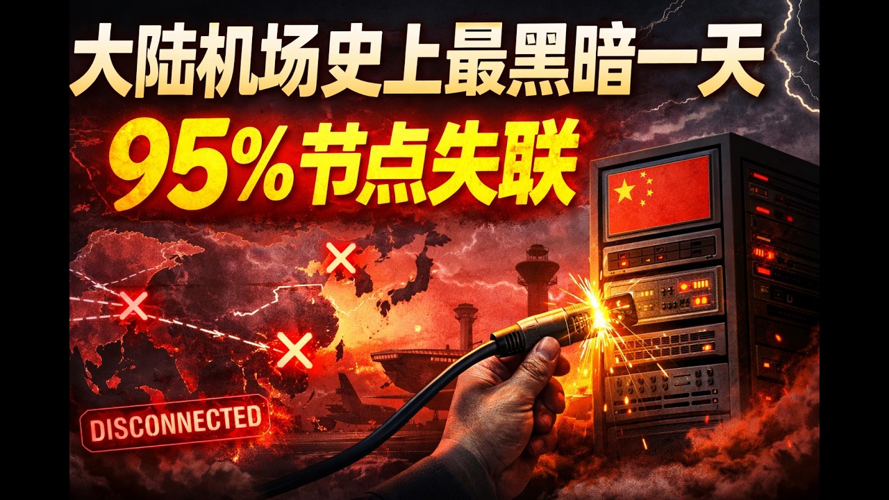 发生了什么？2026年4月1日机场史上最黑暗一天！95%节点失联