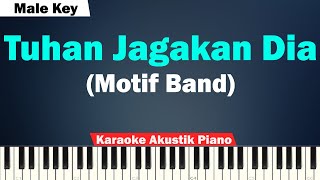 Download lagu Motif Band - Tuhan Jagakan Dia Karaoke Piano Lower Key | Male/Pria mp3