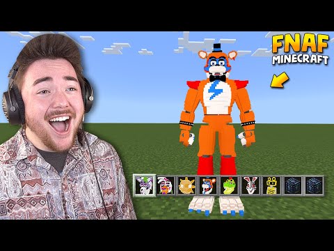 PLAYING THE FNAF SECURITY BREACH MINECRAFT MOD… (its so good)