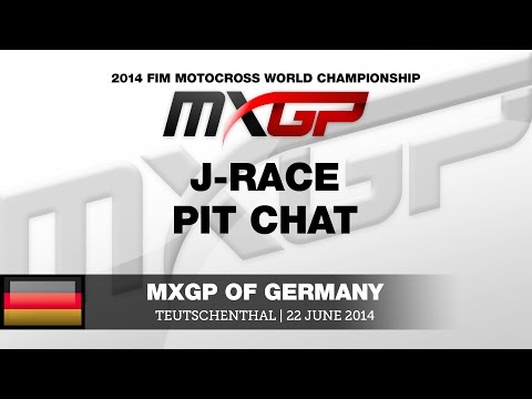 MXGP of Germany 2014 #supportJR Pit Chat - Motocross