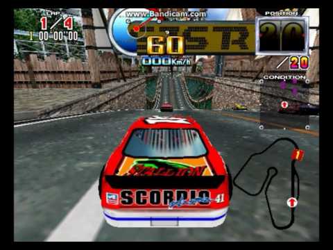 Daytona USA 2 MAME Advance track