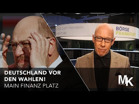 Deutschland vor den Wahlen! -  Bundestagswahl 2017 - Main Finanz Platz - 22.09.2017