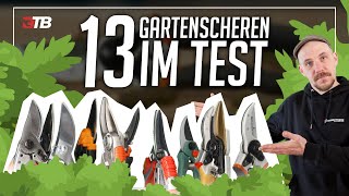 Der GROßE GARTENSCHEREN TEST! FELCO, GARDENA, FISKARS & Co | 13 BYPASSSCHEREN im SCHNITT VERGLEICH!