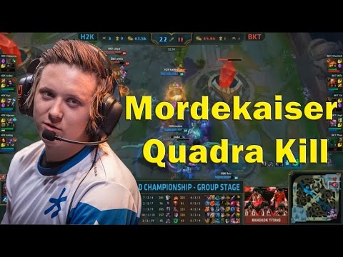 Hjarnan with a Mordekaiser quadra kill