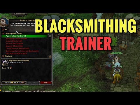 Blacksmith Trainers In Pandaria