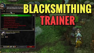 Pandaria Blacksmithing Trainer Location (WoW MOP)