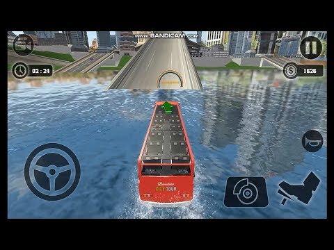 Sea Bus Driving Tourist Coach Bus Duty Driver & New Green Bus Unlocked & Android GamePlay FHD