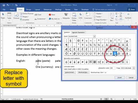 Gr 10 RTT  3_1 Act2No1 Diacritics - Lourin Wiese