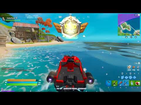 HOW TO CATCH AIR WITH A MOTORBOAT *TNTINA'S TRIAL CHALLENGES WEEK 1* ( FORTNITE SEASON 2 )