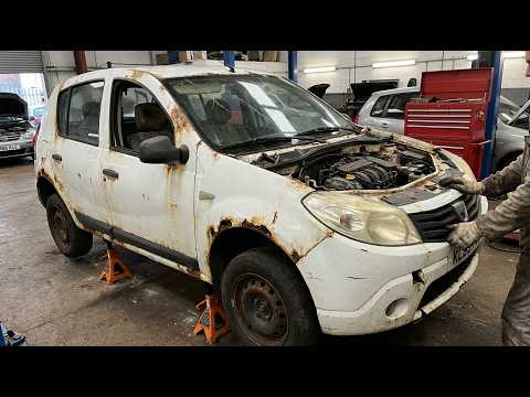 Thumbnail for Completely Wrecked Dacia Sandero — From Rust & Ruin to Showroom Condition | BEDROCK by Dacia Sandero
