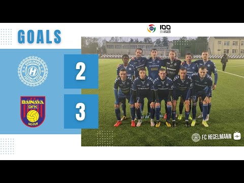 II lyga 7 turas: FC Hegelmann B x DFK Dainava B | GOALS