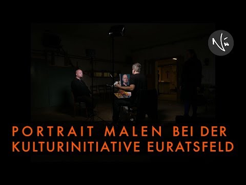 MALDEMONSTRATION - Portraitmalen bei der Kuli Euratsfeld