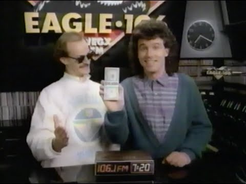 WEGX Eagle 106 Philadelphia Rumble and Thrower 1989 Commercial