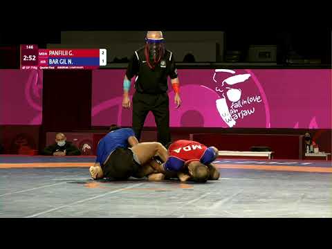 1/4 Men's GP No-Gi - 71 kg: G. PANFILII (MDA) v. N. BAR GIL (ISR)