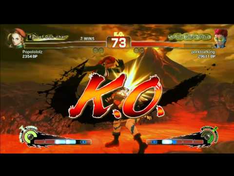 SSF4: Popolololz (Cammy) VS porkloafking [Wolfkrone] (C. Viper)