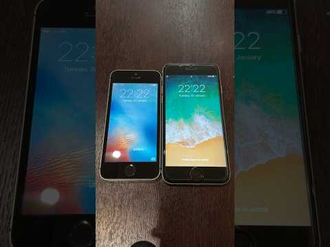 iPhone 5s on iOS 9 vs iPhone 6s on iOS 12 boot up test #shorts #iphone5s #ios9 #iphone6s #ios12