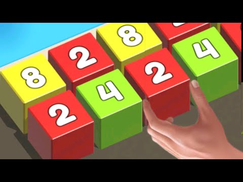 Satisfying mobile game / Merge cubes 2048 - jelly run 2048 puzzle 🧩 gameplay All Max Levels 3