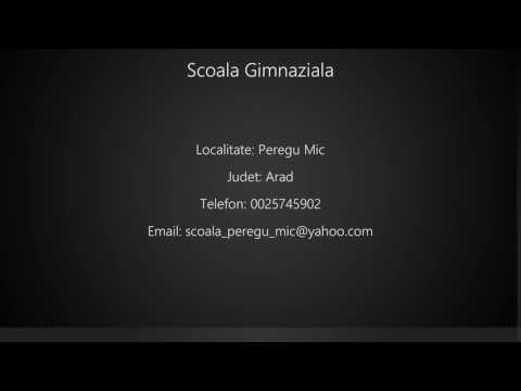 Scoala Gimnaziala Peregu Mic