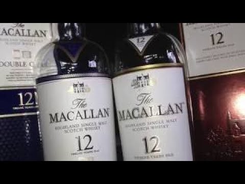 Whisky Review #222 Macallan 12 Double Cask vs Macallan 12 tasting Scotch Test Dummies YouT