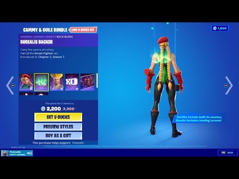 FORTNITE STREET FIGHTERS BUNDLE IS HERE! | September 22nd Item Shop Review