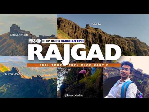 This Fort Was Shivaji Maharaj's Capital for 26 YEARS! | Rajgad Fort Full Tour & Trek Vlog