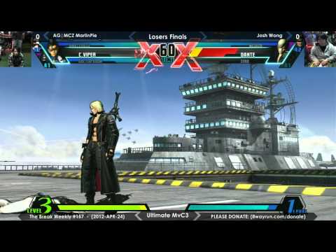 The Break #157 - UMvC3 LF - AG MCZ MarlinPie VS Josh Wong