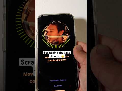 How to set up Face ID on iPhone 📱👀 #apple #iphone