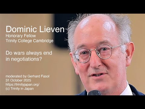 Dominic Lieven – Do wars always end in negotiations? The Ukraine war in global and historic context