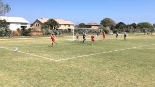 preview picture of video 'Satellite Beach Lightning U10 Girls Comp vs Central Brevard Cyclones - Full'