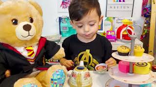 Tea Party with Kaitus and Spiderman | Fun Videos for Kids | Fun Activities for Kids
