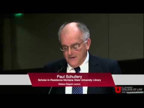 Wallace Stegner Lecture - Past and Future Yellowstones: Finding Our Way in Wonderland