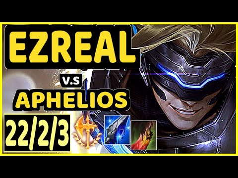 CODY SUN (EZREAL) vs APHELIOS - QUADRAKILL 22/2/3 KDA BOTTOM ADC CHALLENGER GAMEPLAY - NA