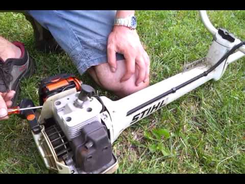 comment demarrer debroussailleuse stihl