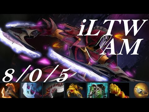 iLTW Anti-Mage vs Brewmaster - never looking for war, sad life for Lone Druid - dota2