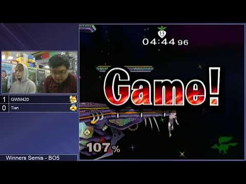 GSS 107 SSBM - GWM420 (Fox) vs. Tian (Sheik) - Melee WSF