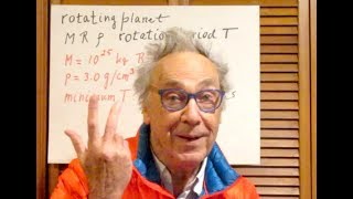 Limit of Spin Period for Planets, Problem #52