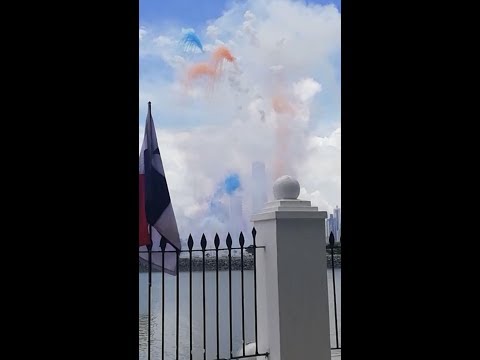 PIROTECNIA DE DIA-DESPEDIDA DE LA SELACCION NACIONAL DE FUTBOL.