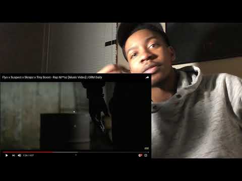 🇬🇧AMERICAN REACTS TO Flyo x Suspect x Skrapz x Tiny Boost - Rap Ni**az [Music Video] | GRM Daily