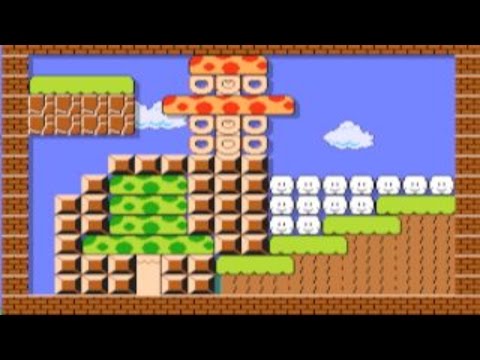 Whomp's Fortress (SM64) by Libra - SUPER MARIO MAKER - No Commentary 一 1AJ