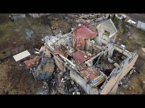 Destroyed village on frontline of battle for Kyiv | AFP
