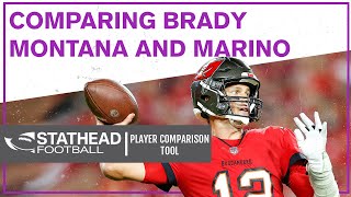 Use the Player Comparison Tool to see NFL statistics 🏈 | Stathead Football Tutorial