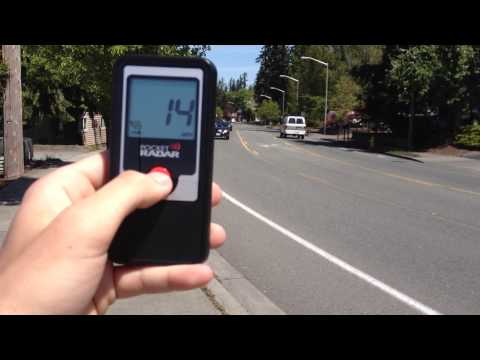 Vidéo de démonstration du Pocket Radar Traffic