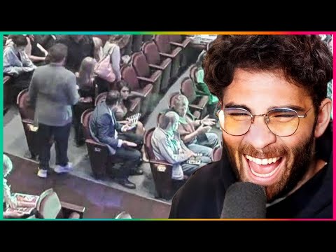 Surveillance video: Boebert escorted from 'Beetlejuice' show in Denver | Hasan Piker Reacts