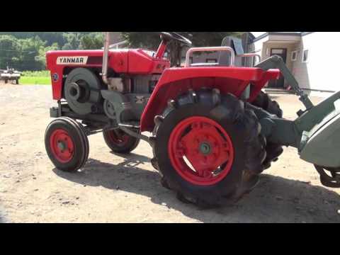 昔のトラクターヤンマーYM173 Vintage and classic tractor in JAPAN
