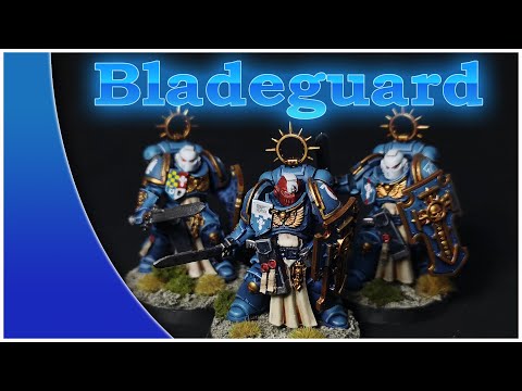 How to Paint: Ultramarine Klingenwacht Veteranen bemalen - Baldeguard - Warhammer 40k - Quayjin