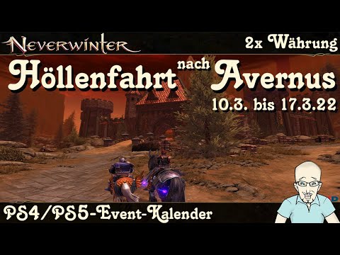 NEVERWINTER: Event-Kalender 2x Währung Höllenfahrt nach Avernus & Veredelungssteine -PS4/PS5 deutsch